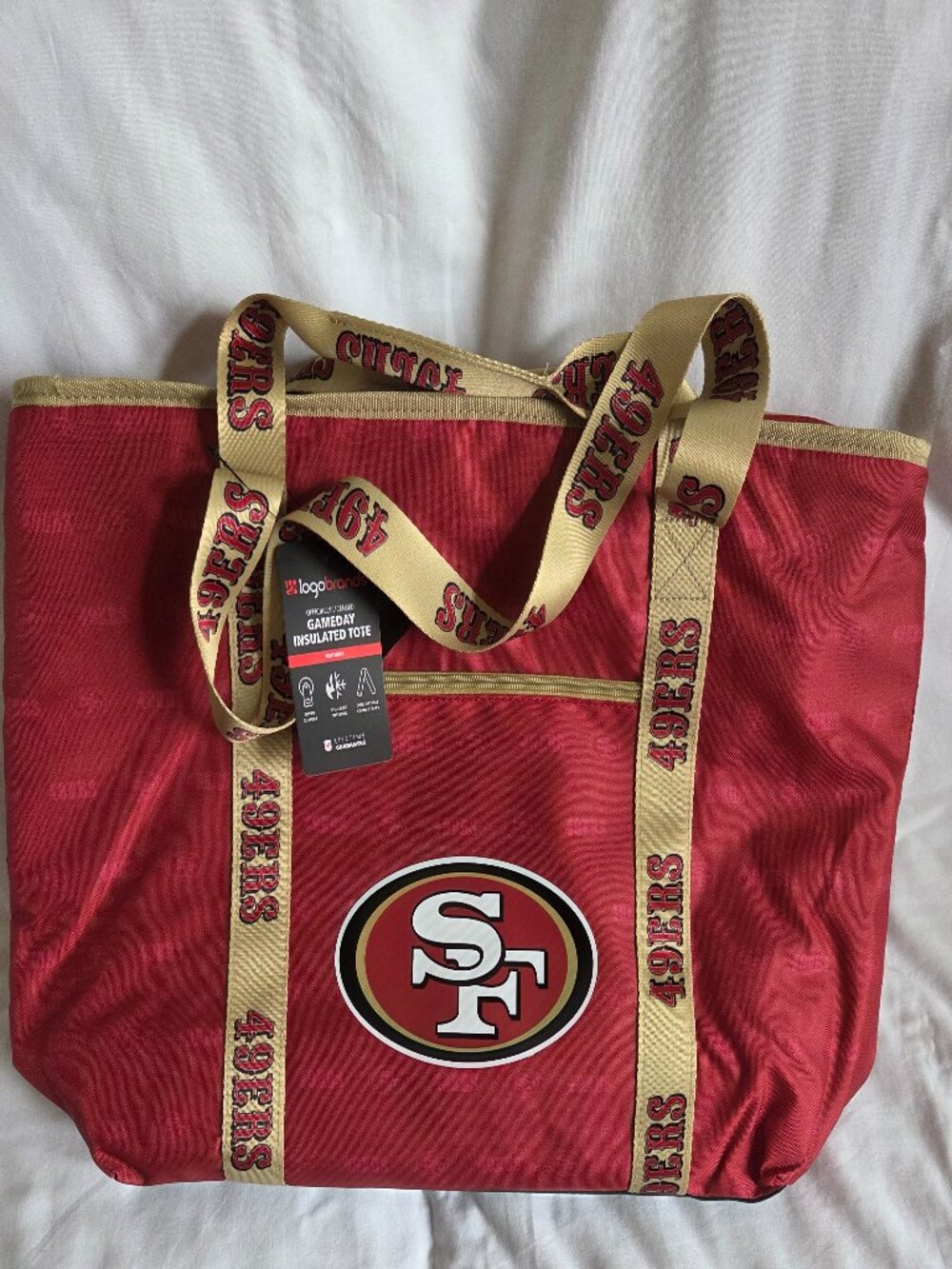 NWT SAN FRANCISCO 49ERS INSULATED TOTE BAG